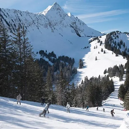 Relai S11: Ski-Side Studio with Mountain View and Wi-Fi Saint-Jean-d'Aulps Exterior photo